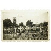 German cemetery in Russian village